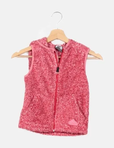 NoName Chaleco rosa pelo sintético