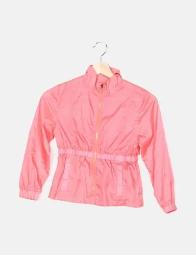ONLY Chaqueta rosa detalle cremallera